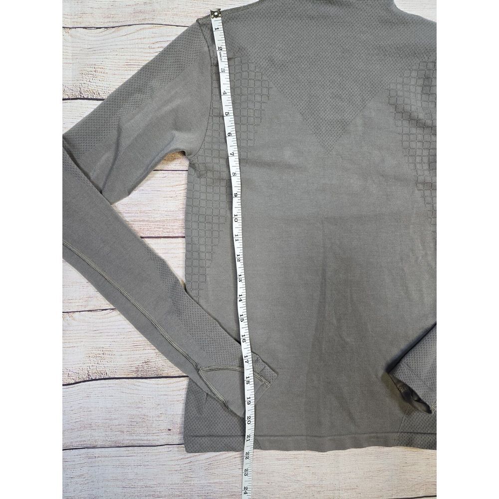 Women Lululemon Lab Seamless Wool-Blend Long-Sleeve Shirt‎ Rover Size 4 - Picture 5 of 12
